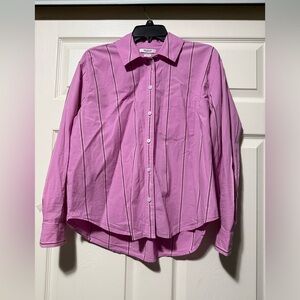 Madewell Lavender Relaxed Shirt